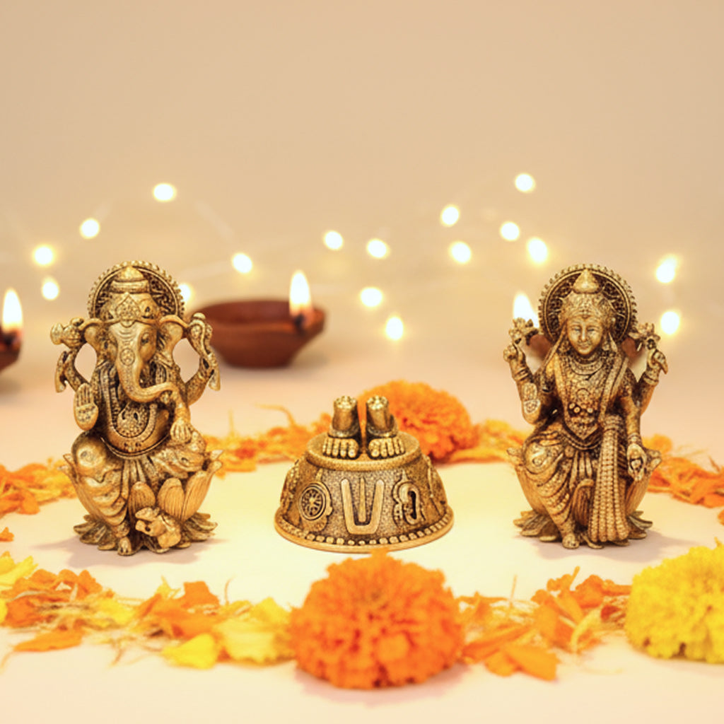 3 Item Brass Gift Set