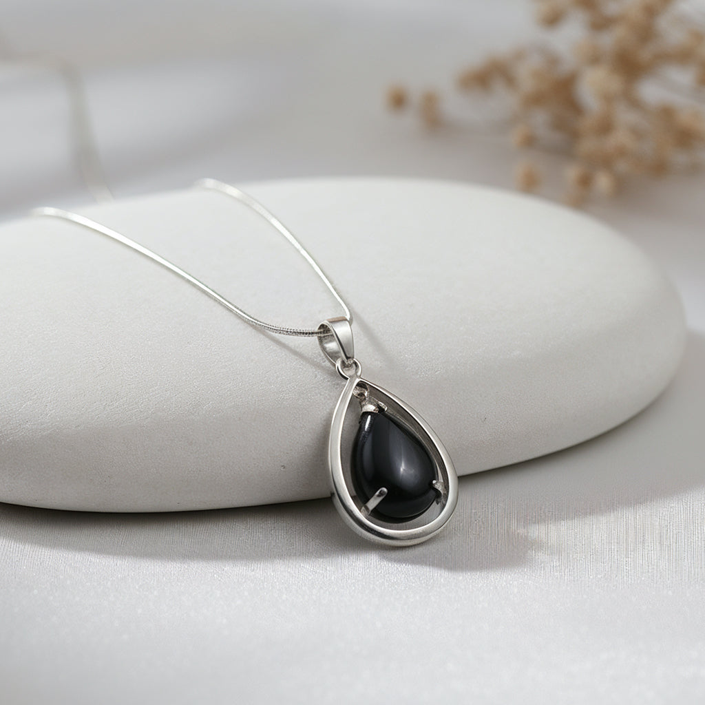Black Obsidian Pendant