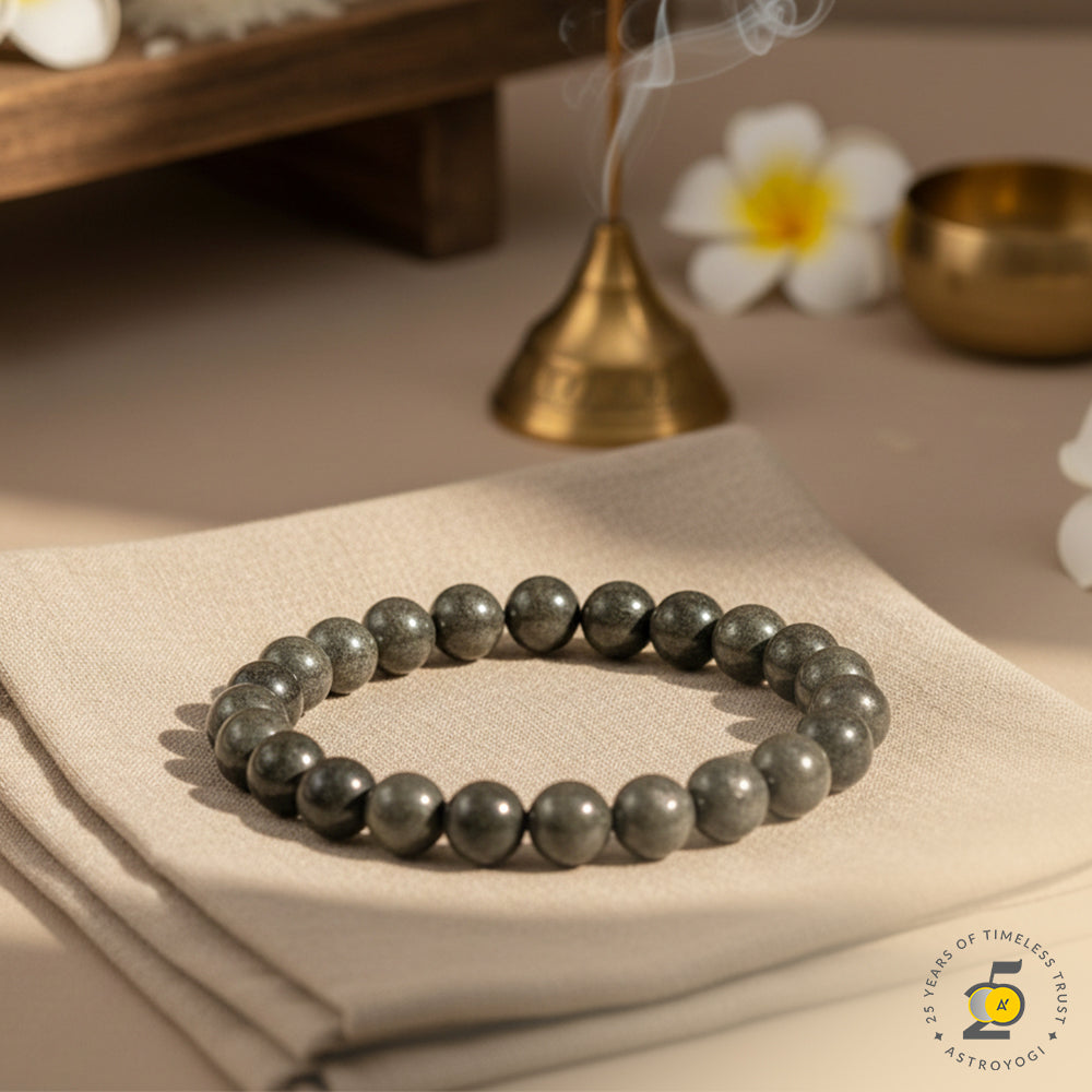 Raw Pyrite Bracelet