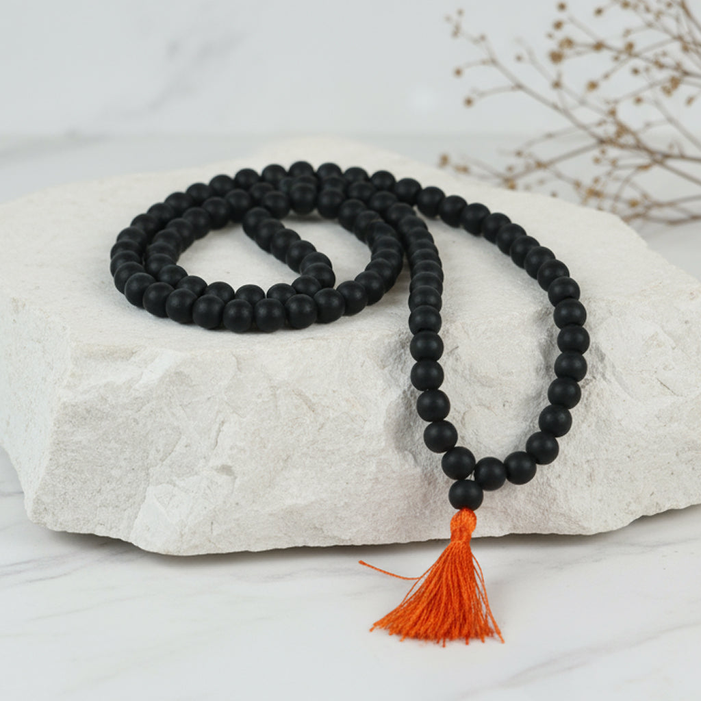 Siddh Karungali Mala - 108 Beads, 8mm